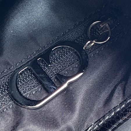 Christian Dior クリスチャンディオール サドルバッグ RU0051 ブラック ハンドバッグ ギャランティーカード付