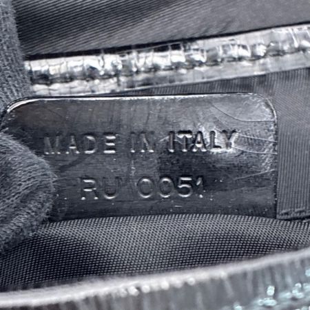 Christian Dior クリスチャンディオール サドルバッグ RU0051 ブラック ハンドバッグ ギャランティーカード付