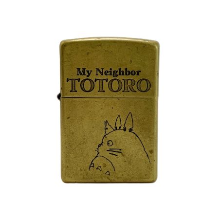 ZIPPO ジッポー オイルライター 2003年製  となりのトトロ 横顔 My Neighbor TOTORO アンティークゴールド