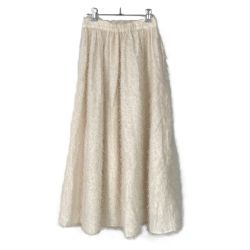 her lip to/ハーリップトゥ Shaggy Volume Skirt スカート ラメ入り SIZE M 1244304162 アイボリー レディース Bランク