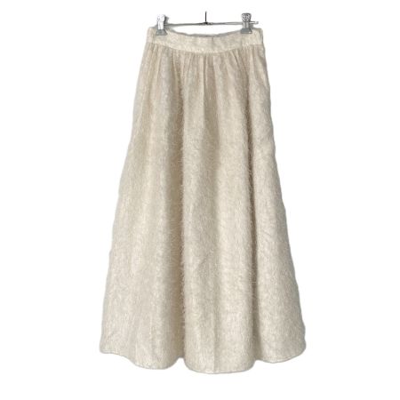 her lip to/ハーリップトゥ Shaggy Volume Skirt スカート ラメ入り SIZE M 1244304162 アイボリー レディース