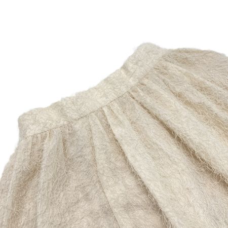 her lip to/ハーリップトゥ Shaggy Volume Skirt スカート ラメ入り SIZE M 1244304162 アイボリー レディース