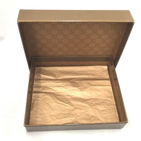  GUCCI グッチ 2つ折り財布 ディアマンテ レザー×キャンバス 箱付 143337 ブラック