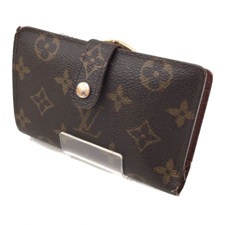  LOUIS VUITTON ルイヴィトン モノグラム ポルトフォイユ ヴィエノワ M61674 ブラウン