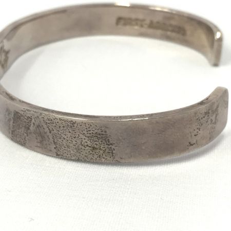  FIRST ARROWS K18インディアンフラワー付 8mm プレーンバングル ファーストアローズ