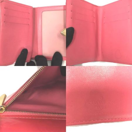  LOUIS VUITTON ルイヴィトン 財布 ポルトフォイユ コアラ モノグラム ヴェルニ M91979 ピンク
