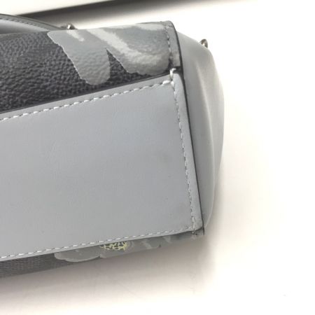  COACH コーチ プレーリー サッチェル シグネチャー ローズ プリント 31031 スカイブルー×ブラック x スカイブルー