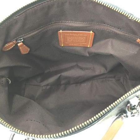  COACH コーチ プレーリー サッチェル シグネチャー ローズ プリント 31031 スカイブルー×ブラック x スカイブルー