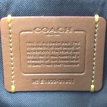  COACH コーチ プレーリー サッチェル シグネチャー ローズ プリント 31031 スカイブルー×ブラック x スカイブルー
