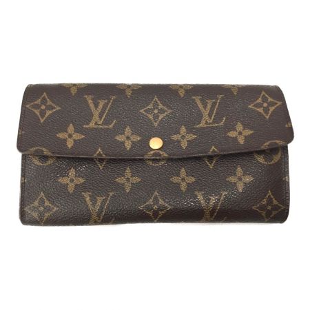  LOUIS VUITTON ルイヴィトン モノグラム ポシェットポルトモネクレディ M61725 ブラウン