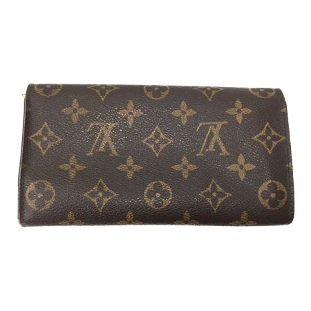  LOUIS VUITTON ルイヴィトン モノグラム ポシェットポルトモネクレディ M61725 ブラウン