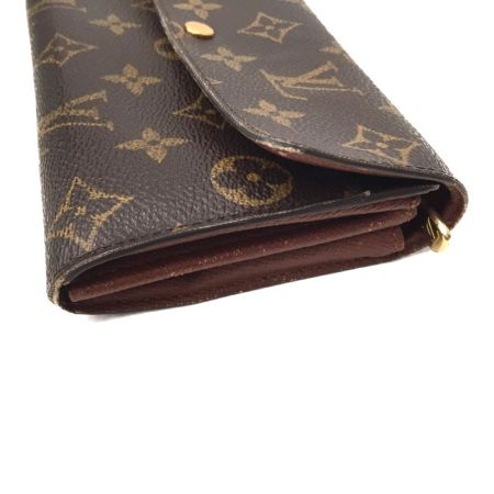  LOUIS VUITTON ルイヴィトン モノグラム ポシェットポルトモネクレディ M61725 ブラウン