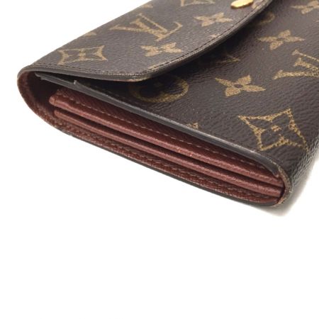  LOUIS VUITTON ルイヴィトン モノグラム ポシェットポルトモネクレディ M61725 ブラウン