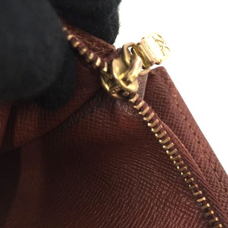  LOUIS VUITTON ルイヴィトン モノグラム ポシェットポルトモネクレディ M61725 ブラウン
