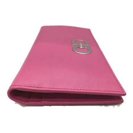  Ferragamo フェラガモ ガンチーニ 2つ折り長財布 サルヴァトーレ フェラガモ ショッキングピンク