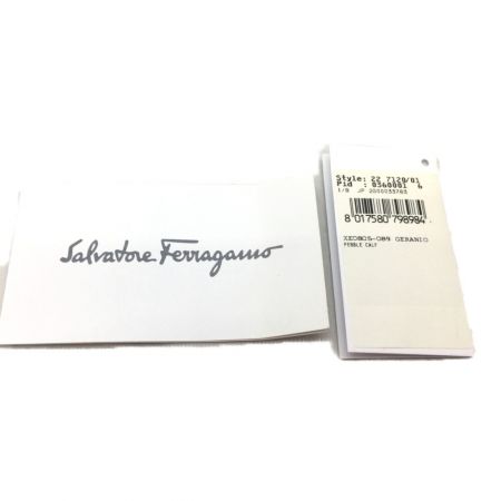  Ferragamo フェラガモ ガンチーニ 2つ折り長財布 サルヴァトーレ フェラガモ ショッキングピンク