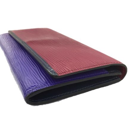  LOUIS VUITTON ルイヴィトン エピ ポルトモネ・フロール M60455 レッド