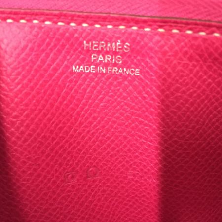HERMES エルメス アザップクラシック レザー 長財布 ピンク