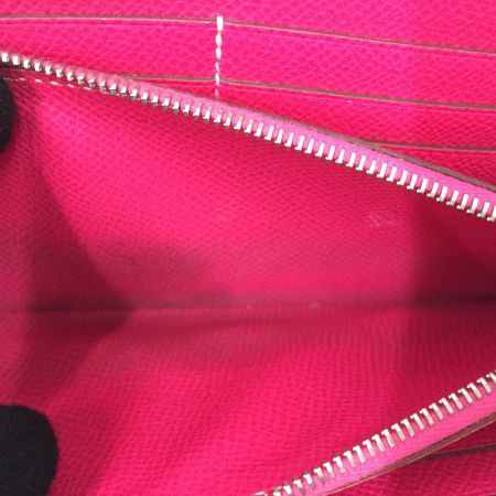 HERMES エルメス アザップクラシック レザー 長財布 ピンク