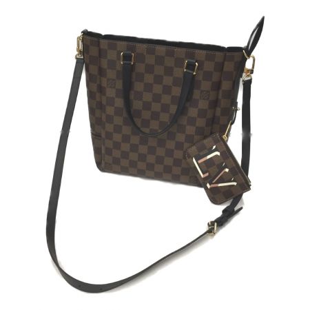  LOUIS VUITTON ルイヴィトン ダミエ エベヌ  ベルモント NV BB N60348