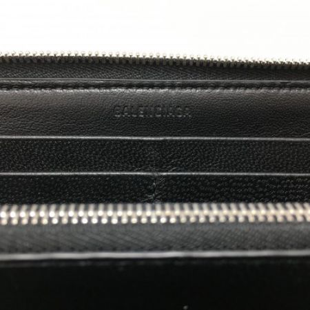  BALENCIAGA バレンシアガ ラウンドファスナー財布 594317 ブラック