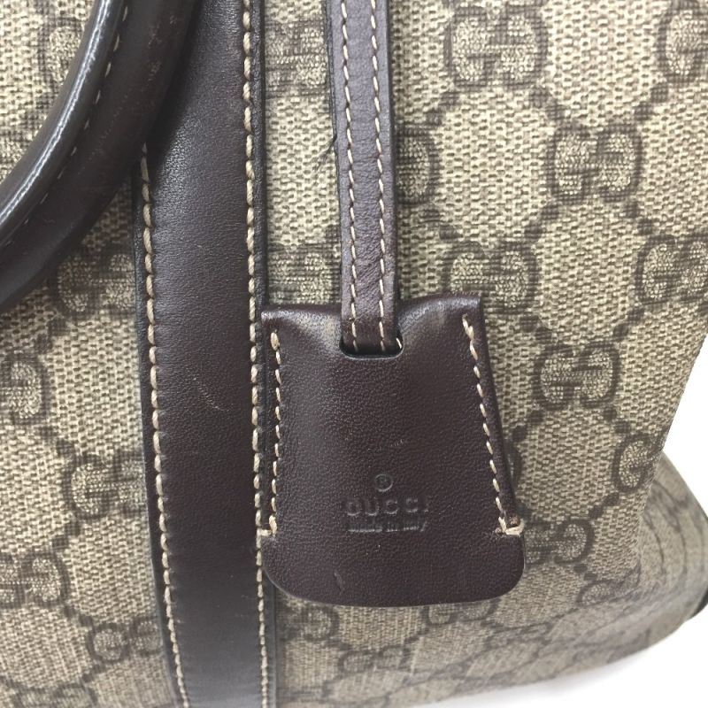 中古】 GUCCI グッチ ビジネスバッグ GGプラス スプリーム 201480 