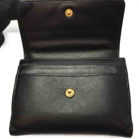  PRADA プラダ SAFFIANO METAL サフィアーノ 財布 1MH523 ブラック