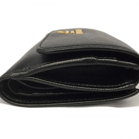  PRADA プラダ SAFFIANO METAL サフィアーノ 財布 1MH523 ブラック