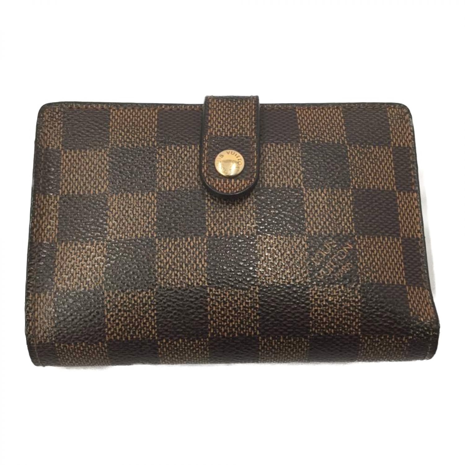 中古】 LOUIS VUITTON ルイヴィトン 財布 ダミエ ポルトフォイユ