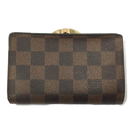  LOUIS VUITTON ルイヴィトン 財布 ダミエ ポルトフォイユ ヴィエノワ N61674 ブラウン