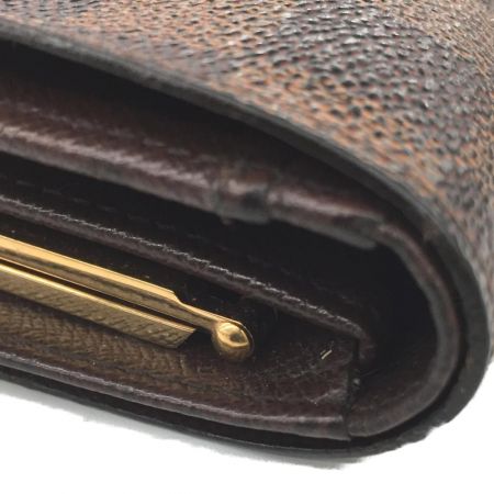  LOUIS VUITTON ルイヴィトン 財布 ダミエ ポルトフォイユ ヴィエノワ N61674 ブラウン