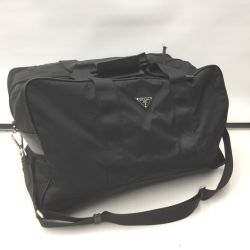 △△ PRADA プラダ ナイロン 2WAYボストンバッグ V70S ブラック Bランク