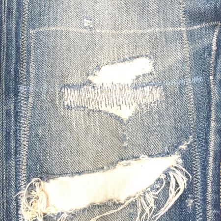  Hysteric Glamour ヒステリックグラマ ダメージデニム 0251AP05 ブルー