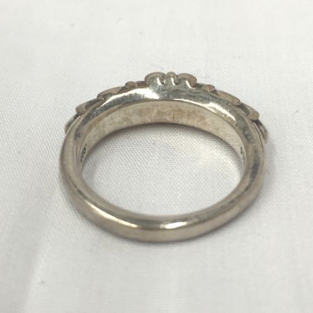  CHROME HEARTS クロムハーツ 12号 指輪 インボイス付 ﾍﾞｲﾋﾞｰ ｸﾗｼｯｸ ﾌﾛｰﾗﾙｸﾛｽ シルバー