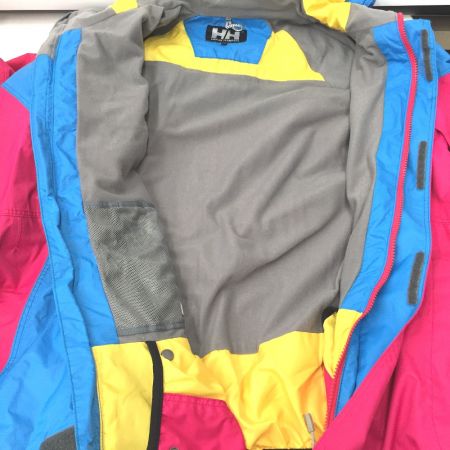  HELLY HANSEN ヘリーハンセン スノーウェア 上下セット HS1004 2000 Mサイズ ショッキングピンク x ブルー