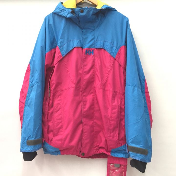 HELLY HANSEN ヘリーハンセン スノーウェア 上下セット HS1004 2000 Mサイズ ショッキングピンク x  ブルー｜中古｜なんでもリサイクルビッグバン