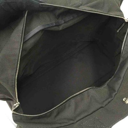  HERMES エルメス エールラインGM  キャンバス ブラック x グレー