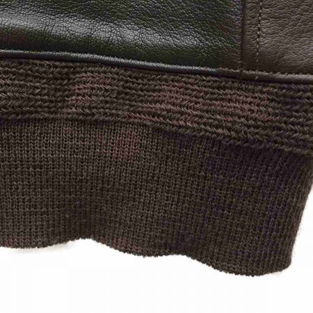  COLIMBO コリンボ レザーフライトジャケット ファスナー破損 4110 ブラウン