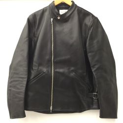 △△ STILL BY HANDE スティルバイハンド セミシングルレザージャケット LE0193 SIZE50  ブラック Aランク