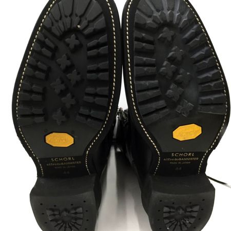  SCHORL × alfredo BANNISTER BANNISTER アルフレッドバニスター×ショール レザーブーツ 44 ブラック