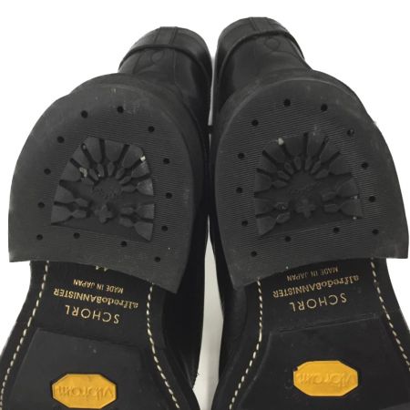  SCHORL × alfredo BANNISTER BANNISTER アルフレッドバニスター×ショール レザーブーツ 44 ブラック