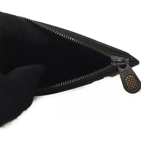  BOTTEGA VENETA ボッテガヴェネタ イントレチャート　カード&小銭入れ ブラック