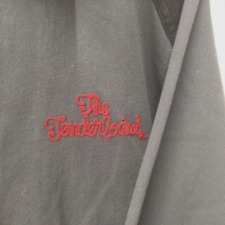  TENDERLOIN テンダーロイン スイングトップ風ブルゾン チェーンロゴ 刺繍 42 グレー