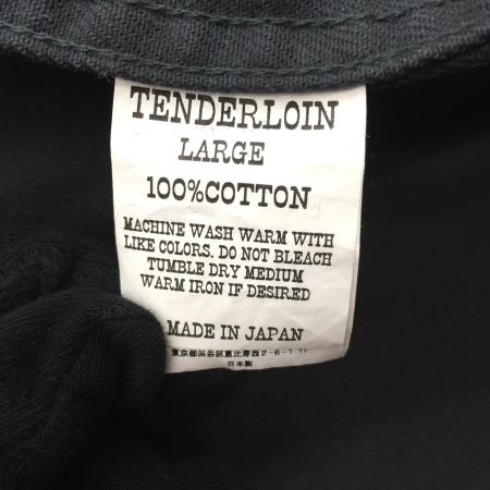  TENDERLOIN テンダーロイン スイングトップ風ブルゾン チェーンロゴ 刺繍 42 グレー