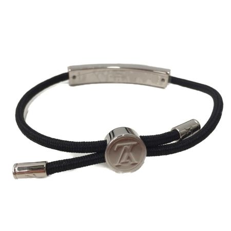  LOUIS VUITTON ルイヴィトン スペースLV ノワール ブレスレット ロゴ M67417 ブラック