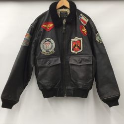 △△ AVIREX アビレックス フライトジャケット TYPE G-1 SPEC.7823   G-1 ブラック Cランク