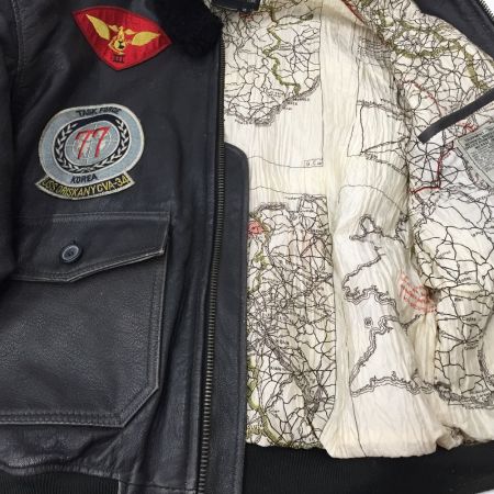  AVIREX アビレックス フライトジャケット TYPE G-1 SPEC.7823   G-1 ブラック