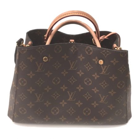  LOUIS VUITTON ルイヴィトン モノグラム モンテーニュMM 2WAYバッグ M41056