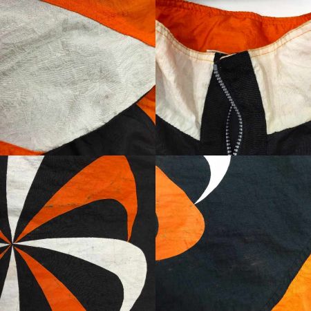  NIKE ナイキ 風車 ヴィンテージ ナイロンジャケット USAタグ 8 x ブラック