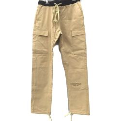 △△ ESSENTIALS フィアオブゴッドエッセンシャルズ チノ イージー カーゴパンツ  ベージュ x ブラック Bランク